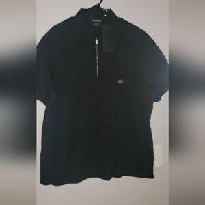 Harley Davidson half zip collar shirt